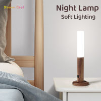 ?Dream Best? Smart Motion Sensor Night Light Wireless Portable USB Rechargeable Wall Light Cabinet Light Wardrobe Lamp for Room Corridor Bedroom Induction lamp