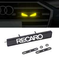 ด้วยสติกเกอร์ป้ายตะแกรงหน้าหม้อรถยนต์ไฟรถยนต์ LED เหมาะสำหรับ RECARO