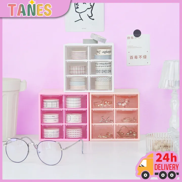 Desktop Stationery Box,Jewelry Cosmetics Storage Box 4/6/9 Drawer