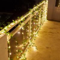 【YF】 2.3m Artificial Silk Leaves Vine with 20 String Kids Room Wall Wedding Birthday Garlands