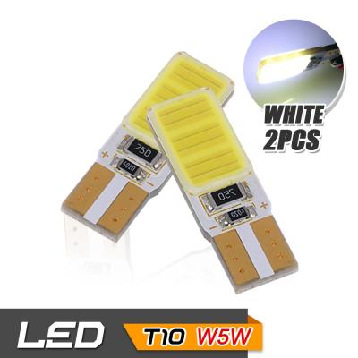 65Infinite (แพ๊คคู่ COB LED T10 W5W สีขาว) 2x COB LED T10 W5W รุ่นความสว่างสูง 6W 380LM ไฟหรี่ ไฟโดม ไฟอ่านหนังสือ ไฟห้องโดยสาร ไฟหัวเก๋ง ไฟส่องป้ายทะเบียน กระจายแสง 360องศา CANBUS สี ขาว (White)