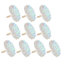 ▣◄ 10 Pcs Pin Office Desk Accessories Compact Thumbtacks Women Replaceable Push Resin Pushpins Miss Home Accessory Delicate