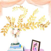 hotx【DT】 Artificial Leaves Backdrop Paper Jungle Wedding Baby Shower Garland Large Vine