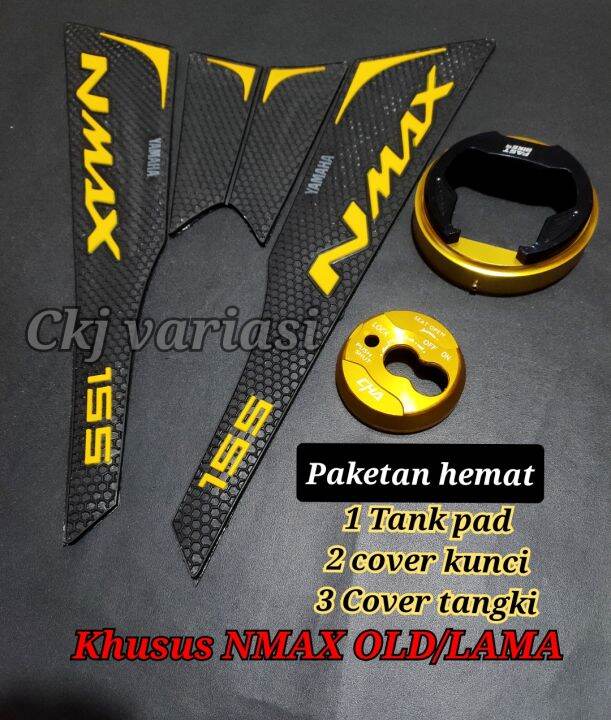 Paket Tankpad Yamaha Nmax Warna Kuning Tulisan Kuning Tank Pad Yamaha Nmax Yamaha Nmax