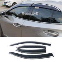 สำหรับ Lexus UX 200H 250H 260H 2019 2020 2021รถพลาสติกกระจกหน้าต่าง Wind Visor Rainsun Guard Vent กรอบ4Pcs