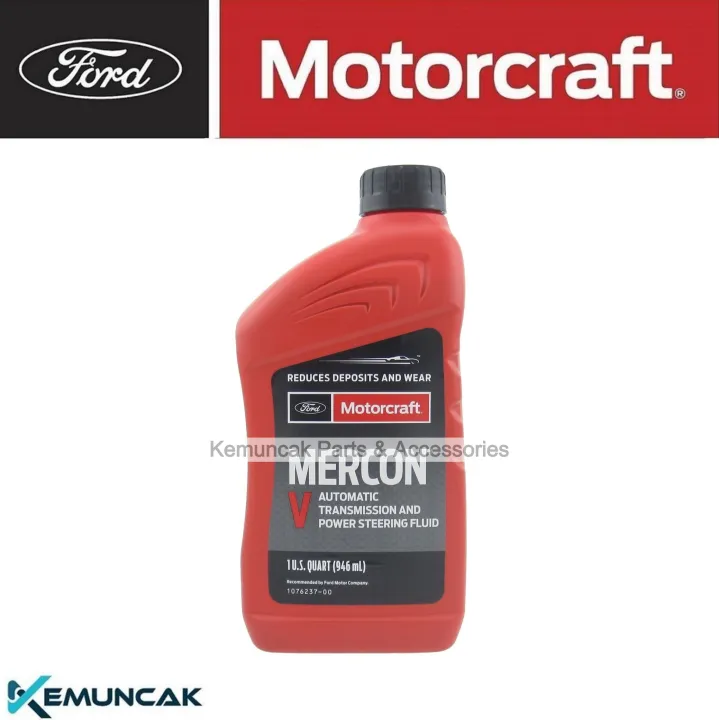 Genuine Ford Motorcraft MERCON V Automatic Transmission Oil and Power