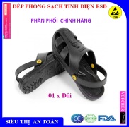 Dép Phòng Sạch Chống Tĩnh Điện Quai Hậu