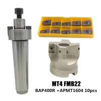 MT4 FMB22 Shank 400R 50mm Face CNC End Milling Cutter 4T APMT1604 คาร์ไบด์แทรกชุดอุปกรณ์เสริมเครื่อง Drawbar เครื่องตัด