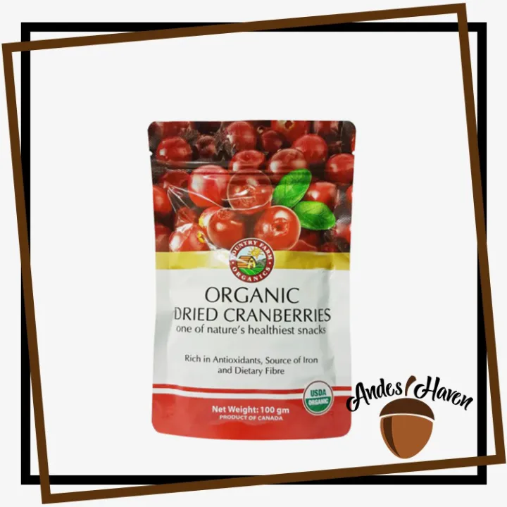 【Country Farm】Dried Cranberries 100g Lazada