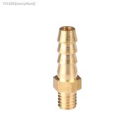 ♣ 5PCS 2.5mm 3mm 4mm 5mm 6mm 8mm 10mm OD Hose Barb M3 M4 M5 M6 M8 Metric Male Thread Brass Pipe Fitting Coupler Connector Adapter