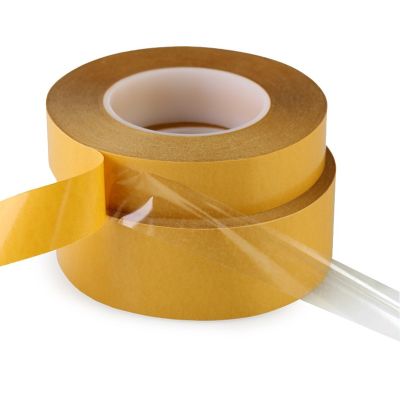 50 Meter High Temperature Resistance PET Double Sided Tape No Trace Transparent Heat Resistant Strong Double-Sided Adhesive Tape Adhesives  Tape