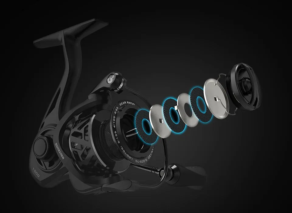  Carbon X Spinning Reels, Carbon Frame And Rotor