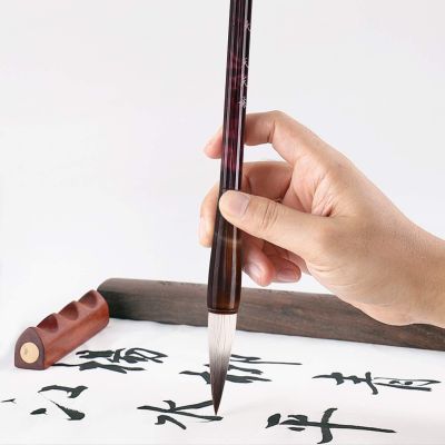 การประดิษฐ์ตัวอักษรที่ทำด้วยมือแปรงขนม้าปากกาแบบดั้งเดิมศิลปะ Sumi เขียนจิตรกรรมวาดฝึกแปรงสำหรับนักเรียนและการเริ่มต้น