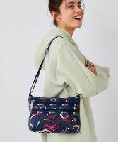 LeSportsac ริบบิ้นเรือดำน้ำใหม่กระเป๋าแมสเซนเจอร์แฟชั่นกระเป๋าสะพายพิมพ์ลาย3352