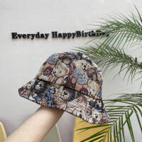 Luna&amp;Dolphin Fashion Women High Quality Lovely Beer Cowboy Fisherman Hat Ins Chic Korean Autumn Windproof Coffee Shading Sun Hat