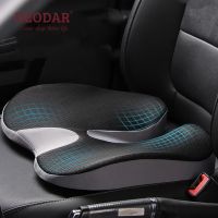 ▨ Deodar Cushion Non-Slip Orthopedic Memory Foam Cushion for Tailbone Sciatica Back Pain Relief Comfort Office Chair Car Seat