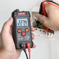 ✒✶ Multimeter Digital Professional Voltage Tester T1 Mini Portable Auto Range NCV True RMS 600V AC DC Ohm Continuity Multi Tester