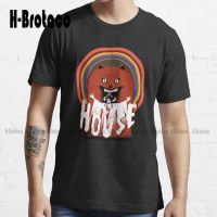 Hausu เสื้อเชิ้ตพิมพ์ลายดิจิตอลสำหรับวัยรุ่นใช้ได้ทั้งชายและหญิง,ดิจิทัลแนวย้อนยุคสำหรับใส่ได้ทั้งชายและหญิงมี1977เสื้อยืดในกระแสออกแบบได้ตามที่ต้องการ