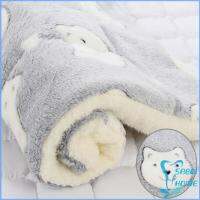 ผ้าห่มแมวและสุนัขน่ารัก เบาะปูนอนสัตว์เลี้ยง ที่นอนสัตว์เลี้ยง Pet Blanket Bed