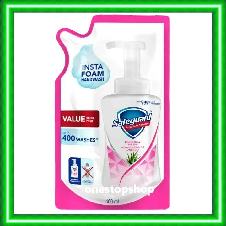 Safeguard Foaming Hand Soap Pink 400mL Refill Lazada PH