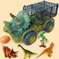 Creative Dinosaur Toy Car Truck Toy Pull Back Car Excavator Vehicle Toy Battle Board Game Children Education Toy Kids Gift