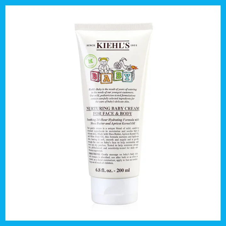 kiehls-nurturing-baby-cream-for-face-amp-body-200ml-คีลส์-ผลิตภัณฑ์บำรุงผิวสูตรอ่อนโยนสำหรับเด็ก-บำรุงผิวให้เรียบเนียน-นุ่มชุ่มชื้น