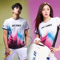 Yonex เสื้อกีฬาใส่แห้งเร็วและระบายอากาศได้ดีเสื้อแบดมินตัน551 2023ใหม่