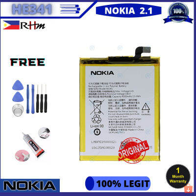 แบตเตอรี่สำหรับ Nokia 2.1 HE341 3.85V 4000mah ฟรีเครื่องมือ