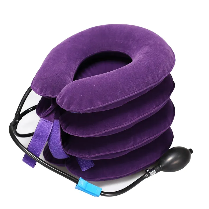 Inflatable Neck Traction Collar 4 Layers Cervical Traction Device Air