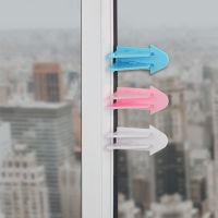 Baby Safety Lock for Sliding Door Window Wardrobe Locks Anti-pinch Wings Kids Safety Locks Window Stopper Children Security