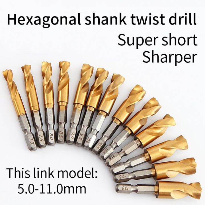 hh-ddpjangle-iron-plate-stainless-steel-special-twist-drill-bit-1-4-inch-hexagon-shank-q-type-ultra-short-twist-drill-hole-1-5-13mm