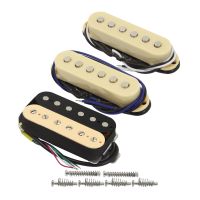 ชุดกีตาร์ HSS Humbucker Pickup &amp; ปิคอัพคอยล์เดี่ยวเซรามิก FLEOR ของ SSH กีตาร์