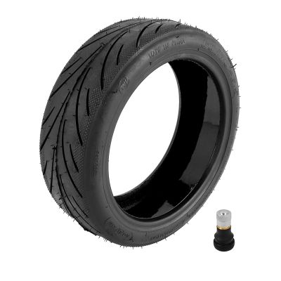 No Inflation Explode Proof Tire Compatible for Ninebot Max G30 60/70-6.5 Black Vacuum Tire with Valve