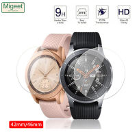 Migeet 2ชิ้นฟิล์มป้องกันสำหรับบางเฉียบ Samsung Galaxy Watch Active 2 40มม. 44มม. กรอบป้องกันหน้าจอขอบ3D ป้องกันฟองนุ่ม