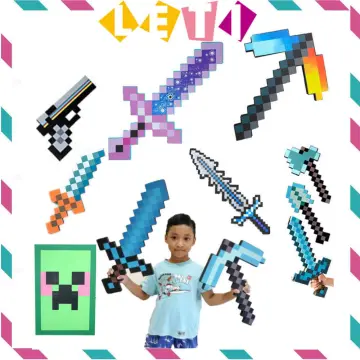 Minecraft Foam Diamond Sword - Cosplay Costume Accessory 24 Prop