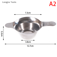 Longjia Tools กรองชาสแตนเลสกรองชา Fine Mesh Tea Leaf ช่องทางกรองชาอุปกรณ์เสริม