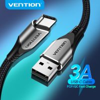 Vention USB ชนิด C S21สายสำหรับซัมซุง3A ชาร์จ USB แบบรวดเร็ว USB C ที่ชาร์จสายเคเบิล Cabo 8 Type-C สำหรับ Xiaomi Redmi Note