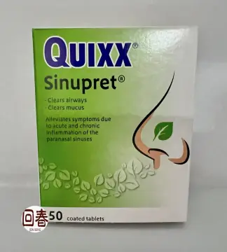 QUIXX Sinupret Coated Tablets (Alleviate Symptoms Of Acute And