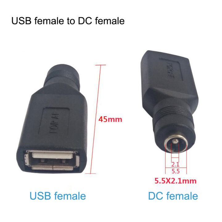 qkkqla-5pcs-5-5-2-1mm-dc-power-jack-to-usb-2-0-type-a-male-plug-female-jack-socket-5v-dc-power-diy-connector-adapter-laptop
