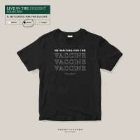 TWENTYSECOND เสื้อยืดแขนสั้น LIVE IN THE PRESENT รุ่น Me Waiting For The - ดำ / Black