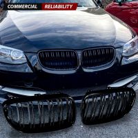 2X Gloss Black Front Kidney Grill Grille for E92 E93 3-Series 328I 335I Coupe 2011-2013