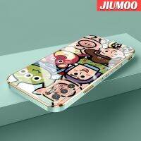 เคส JIUMOO สำหรับ Xiaomi MI POCO M3 Pro 4G POCO M3 Pro 5G Redmi Note 11 SE เคสการ์ตูนทอยสตอรี่รูปแบบดีไซน์ใหม่แฟชั่นบางนิ่มเคลือบหรูหราเคสโทรศัพท์กันกระแทกคลุมทั้งหมดเคสป้องกันเลนส์กล้อง