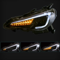 VLAND โปรเจคเตอร์ LED แบบไดนามิกไฟหน้า Dual Beams Fit สำหรับ Subaru BRZ / Scion FR-S 2012-2020 LHD