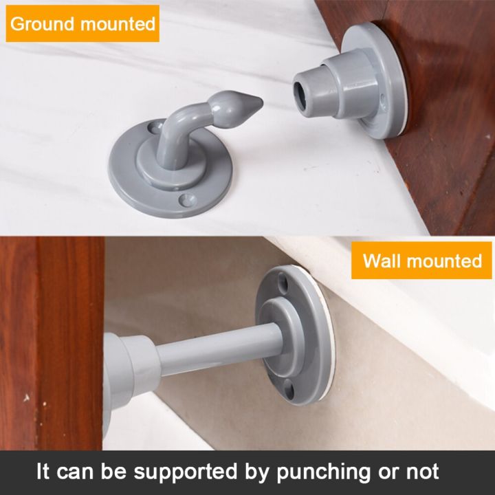 non-punch-silicone-door-stopper-floor-silent-shockproof-protection-self-adhesive-stop-door-holder-wall-protectors-bumper-decorative-door-stops