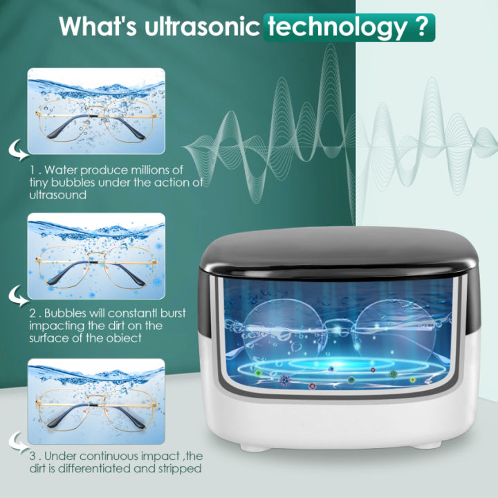 เครื่องทำความสะอาดด้วยคลื่นเสียงพิเศษเครื่องทำความสะอาดด้วยคลื่นเสียงพิเศษ750มล-เครื่องทำความสะอาดด้วยคลื่นเสียงพร้อมนาฬิกาดิจิตอลสำหรับแว่นตา-แหวน-เหรียญ-แหวนครีบเกอร์-เงิน-ฟันปลอม