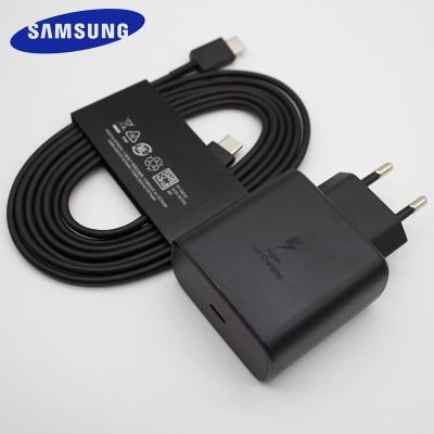 Samsung 45W charger EU Super Fast Charging 1.8m USB C Cable For GALAXY S23 S22 S21 S20 Note20 Ultra 5G Tab S9 S8 S6 Plus Fold 4