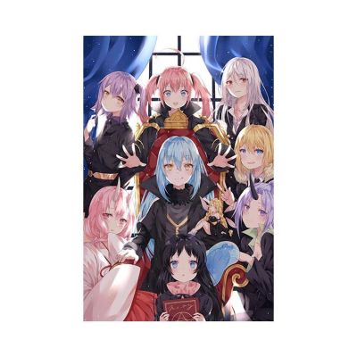 【LZ】 Anime Poster Stickers  Anime That Time I Got Reincarnated As A Slime Rimuru Tempest HD Poster Room Wall Decoration Accessories