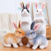 Stuffed Rabbit Sitting And Standing Small Stuffed Bunny Nature World Stuffed Animals For Girl Super Cute Doll Gift Party Favors kindly