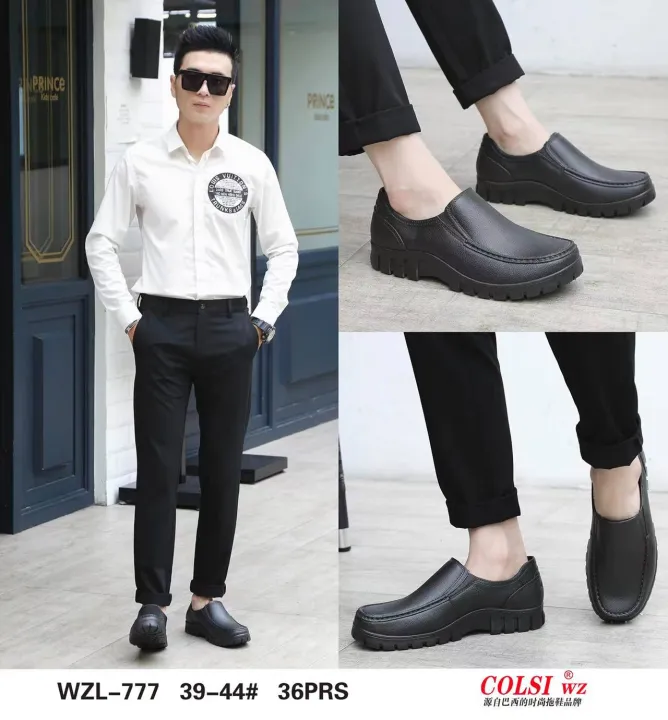 777XL New men s fashion Blacl shoes [goma] Lazada PH