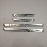 for Skoda KODIAQ 2018-2021 Car-styling Stainless Steel Scuff Plate/Door Sill Door Sill Scuff Plate Welcome Pedal